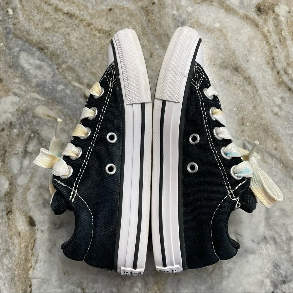 Kids Black and White Converse Toddler size 12